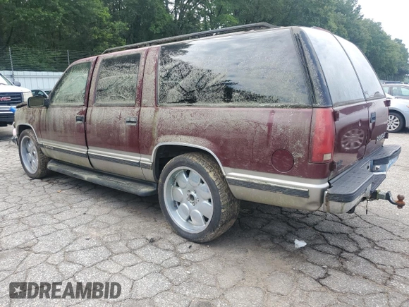 1998 Chevrolet Suburban with VIN 1GNEC16R6WJ357136, listed as a Copart auction lot 62788285 with 3,593,212 mi miles and Clean title. Bid and sale history available at DreamBid. Image 2.