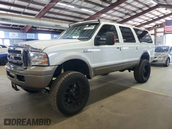 2005 Ford Excursion Eddie Bauer with VIN 1FMSU45P25EC42465, listed as a Copart auction lot 65351125 with 232,471 mi miles and Clean title. Bid and sale history available at DreamBid. Image 1.