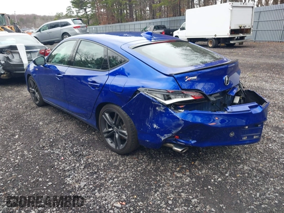 2023 Acura Integra w/A-Spec Package with VIN 19UDE4H36PA021160, listed as a IAAI auction lot 41804773 with 19,312 mi miles and . Bid and sale history available at DreamBid. Image 3.