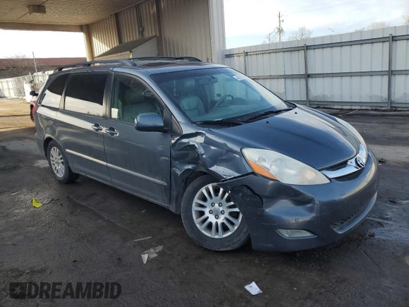 2008 Toyota Sienna XLE with VIN 5TDZK22C48S111583, listed as a Copart auction lot 46675375 with 211,383 mi miles and Salvage Title. Bid and sale history available at carsss.com. Image 4.
