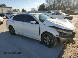 2017 Honda Accord Sport with VIN 1HGCR2F53HA083108, listed as a Copart auction lot 46889545 with 150,420 mi miles and Salvage Title. Bid and sale history available at carsss.com. Image 4.