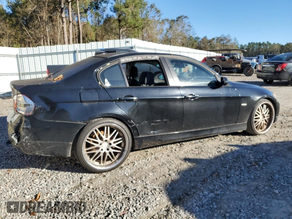 2007 BMW 3 Series 328i with VIN WBAVC535X7FZ74915, listed as a Copart auction lot 82082744 with 143,304 mi miles and Salvage Title. Bid and sale history available at carsss.com. Image 3.