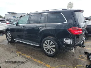2017 Mercedes-Benz GLS 450 with VIN 4JGDF6EE0HA770076, listed as a Copart auction lot 68816684 with 139,239 mi miles and Salvage Title. Bid and sale history available at DreamBid. Image 2.