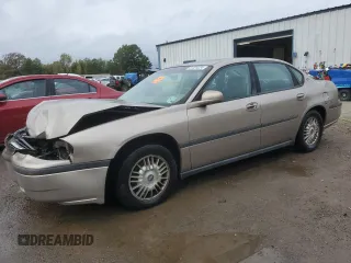 2001 Chevrolet Impala with VIN 2G1WF55K919219572, listed as a Copart auction lot 81324224 with 129,445 mi miles and Salvage Title. Bid and sale history available at DreamBid. Image 1.