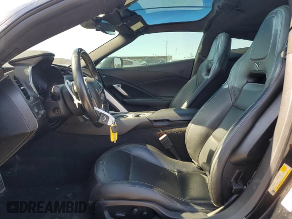 2019 Chevrolet Corvette Z06 2LZ with VIN 1G1YS2D65K5602382, listed as a Copart auction lot 77481004 with 52,784 mi miles and Salvage Title. Bid and sale history available at carsss.com. Image 7.