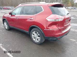 2016 Nissan Rogue SV with VIN KNMAT2MV9GP708746, listed as a IAAI auction lot 41845027 with 94,140 mi miles. Bid and sale history available at carsss.com. Image 3.