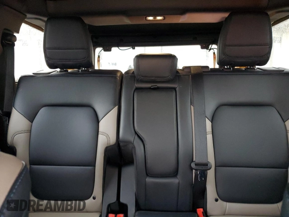 2022 Ford Bronco с VIN 1FMEE5DP5NLB51641, выставлен на аукционе Copart как лот 56281205 с пробегом 37 683 миль миль и Списание • Salvage title. История ставок и продаж доступна на DreamBid. Изображение 10.