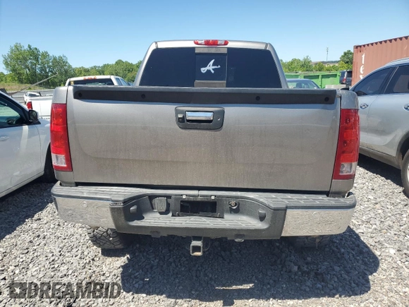 2012 GMC Sierra 1500 SLE with VIN 3GTP2VE73CG202214, listed as a Copart auction lot 57475435 with 195,638 mi miles and Salvage title. Bid and sale history available at DreamBid. Image 6.