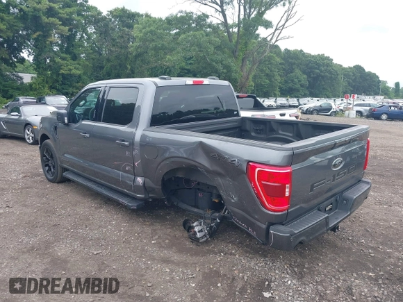 2023 Ford F-150 XL with VIN 1FTFW1ED4PFB18358, listed as a IAAI auction lot 39921708 with 9,013 mi miles. Bid and sale history available at carsss.com. Image 3.