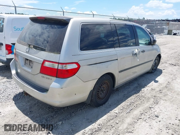 2005 Honda Odyssey LX with VIN 5FNRL38295B038177, listed as a IAAI auction lot 42618657 with 260,881 mi miles and . Bid and sale history available at DreamBid. Image 4.