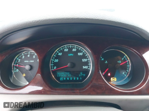 2008 Buick Lucerne CXL with VIN 1G4HD57208U100580, listed as a IAAI auction lot 42058426 with 183,480 mi miles and . Bid and sale history available at DreamBid. Image 7.