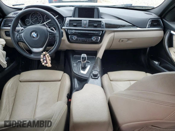 2016 BMW 3 Series 328i with VIN WBA8E9C56GK646865, listed as a Copart auction lot 55961825 with 137,665 mi miles and Salvage title. Bid and sale history available at DreamBid. Image 8.