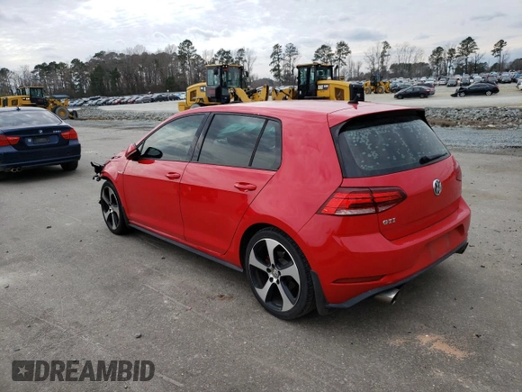 2018 Volkswagen Golf GTI S with VIN 3VW547AU5JM265805, listed as a Copart auction lot 44707884 with 72,866 mi miles. Bid and sale history available at carsss.com. Image 2.