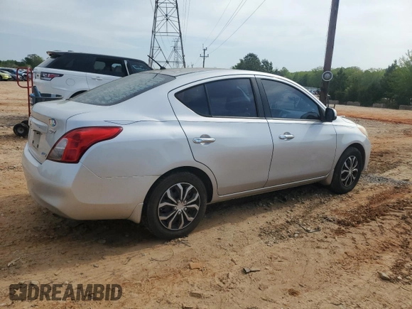 2012 Nissan Versa SV with VIN 3N1CN7AP5CL856942, listed as a Copart auction lot 53145475 with 160,830 mi miles and Clean Title. Bid and sale history available at carsss.com. Image 3.