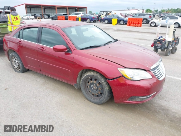 2012 Chrysler 200 LX with VIN 1C3CCBAB5CN200089, listed as a IAAI auction lot 42078609 with 114,384 mi miles and . Bid and sale history available at carsss.com. Image 1.