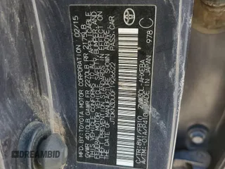 2015 Toyota Prius Four with VIN JTDKN3DU0F1926622, listed as a Copart auction lot 75161244 with Not Provided miles and Salvage Title. Bid and sale history available at carsss.com. Image 12.
