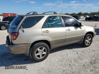 1999 Lexus RX 300 Luxury SUV with VIN JT6GF10U1X0043401, listed as a Copart auction lot 46037265 with 123,935 mi miles and Salvage Title. Bid and sale history available at carsss.com. Image 3.