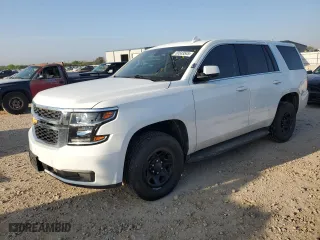 2017 Chevrolet Tahoe Commercial with VIN 1GNLCDEC8HR238417, listed as a Copart auction lot 50503545 with 0 mi miles and Clean Title. Bid and sale history available at carsss.com. Image 1.