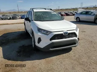 2021 Toyota RAV4 Hybrid LE with VIN 4T3LWRFVXMU044589, listed as a Copart auction lot 62431265 with 52,243 mi miles and Salvage title. Bid and sale history available at DreamBid. Image 13.