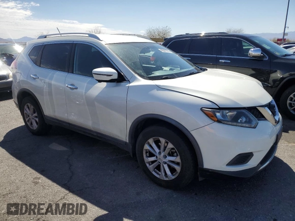 2016 Nissan Rogue SV with VIN KNMAT2MT5GP705373, listed as a Copart auction lot 49397375 with 119,866 mi miles and Salvage Title. Bid and sale history available at carsss.com. Image 4.