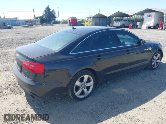 2012 Audi A6 3.0T Premium Plus with VIN WAUGGAFC3CN075992, listed as a IAAI auction lot 42036155 with 183,986 mi miles. Bid and sale history available at carsss.com. Image 4.