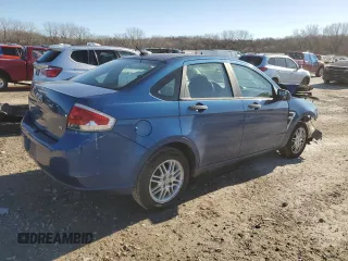 2008 Ford Focus SE with VIN 1FAHP35N38W177919, listed as a Copart auction lot 84930554 with 200,383 mi miles and Salvage Title. Bid and sale history available at carsss.com. Image 3.