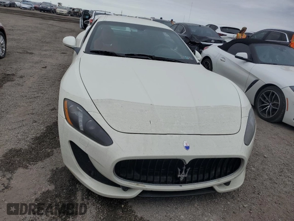 2013 Maserati GranTurismo Sport with VIN ZAM45VLA2D0072081, listed as a Copart auction lot 76554224 with Not provided miles and Non repairable. Bid and sale history available at DreamBid. Image 5.