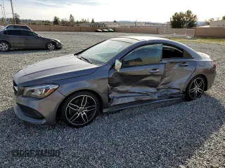 2018 Mercedes-Benz CLA with VIN WDDSJ4EB4JN697237, listed as a Copart auction lot 41661953 with 46,127 mi miles. Bid and sale history available at carsss.com. Image 1.