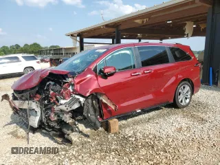 2023 Toyota Sienna Platinum with VIN 5TDERKEC8PS158104, listed as a Copart auction lot 59572195 with Not provided miles and Non repairable. Bid and sale history available at DreamBid. Image 1.