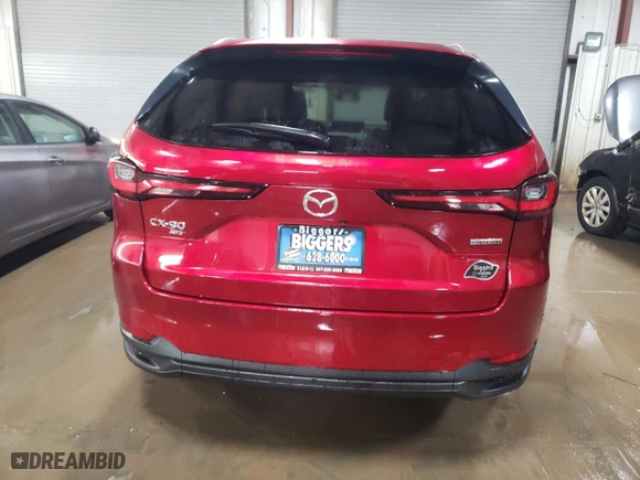2024 Mazda CX-90 3.3 Turbo Preferred Plus with VIN JM3KKCHD2R1145504, listed as a Copart auction lot 84041184 with 1,888 mi miles and Salvage Title. Bid and sale history available at carsss.com. Image 6.