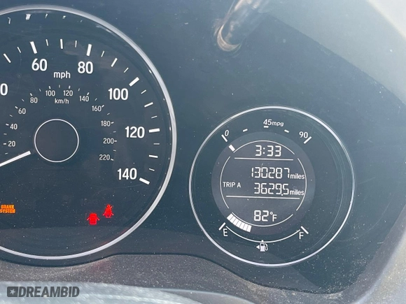 2016 Honda HR-V LX with VIN 3CZRU6H34GM758406, listed as a Copart auction lot 54248535 with 130,287 mi miles and Clean Title. Bid and sale history available at carsss.com. Image 8.
