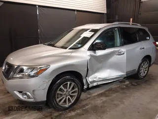 2014 Nissan Pathfinder S with VIN 5N1AR2MM8EC603377, listed as a IAAI auction lot 42259958 with 95,626 mi miles and . Bid and sale history available at DreamBid. Image 6.