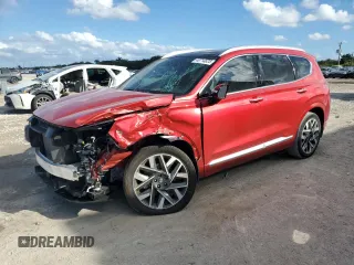 2023 Hyundai Santa Fe Calligraphy with VIN 5NMS54AL4PH540407, listed as a Copart auction lot 46714625 with 14,051 mi miles and Non Repairable. Bid and sale history available at carsss.com. Image 1.