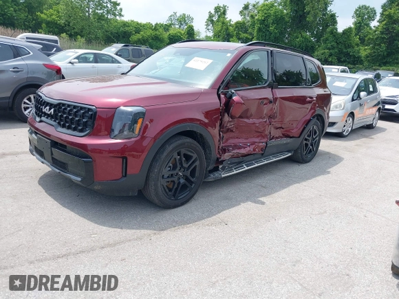 2024 Kia Telluride EX X-Line z VIN 5XYP3DGC6RG435643, wystawiony jako IAAI lot #42279212 z przebiegiem 10 069 mil mil oraz . Historia ofert i sprzedaży dostępna na DreamBid. Obrazek 18.