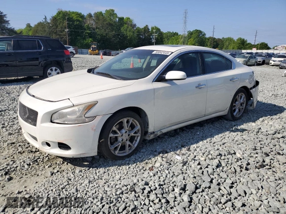 2013 Nissan Maxima S with VIN 1N4AA5AP7DC844413, listed as a Copart auction lot 55042445 with 197,861 mi miles and Salvage Title. Bid and sale history available at DreamBid. Image 1.