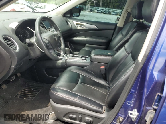 2017 Nissan Pathfinder SL z VIN 5N1DR2MM6HC677396, wystawiony jako Copart lot #56929385 z przebiegiem 93 867 mil mil oraz Szkoda całkowita • Salvage title. Historia ofert i sprzedaży dostępna na DreamBid. Obrazek 7.