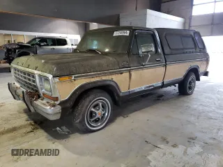 1978 Ford F-150 z VIN F15HNCG8502, wystawiony jako Copart lot #57248964 z przebiegiem 201 337 mil mil oraz Czysty tytuł • Clean title. Historia ofert i sprzedaży dostępna na DreamBid. Obrazek 1.