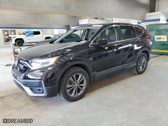 2020 Honda CR-V EX-L with VIN 7FARW2H88LE006490, listed as a Copart auction lot 48724665 with 38,275 mi miles and Salvage Title. Bid and sale history available at carsss.com. Image 1.