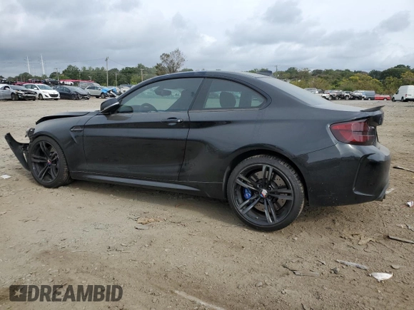 2018 BMW M2 with VIN WBS1J5C51JVD36181, listed as a Copart auction lot 70202013 with 34,549 mi miles. Bid and sale history available at carsss.com. Image 2.