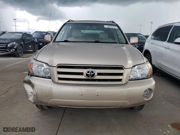2007 Toyota Highlander with VIN JTEHD21AX70046404, listed as a Copart auction lot 73639704 with 110,980 mi miles and Non Repairable. Bid and sale history available at carsss.com. Image 5.