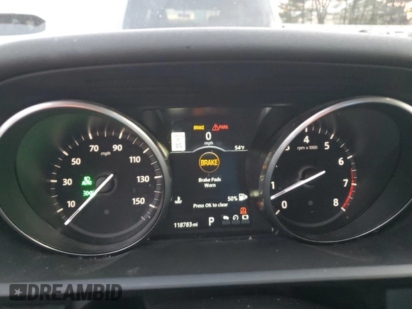 2017 Land Rover Discovery First Edition with VIN SALRTBBV2HA016542, listed as a Copart auction lot 85986704 with 118,783 mi miles and Salvage Title. Bid and sale history available at carsss.com. Image 9.
