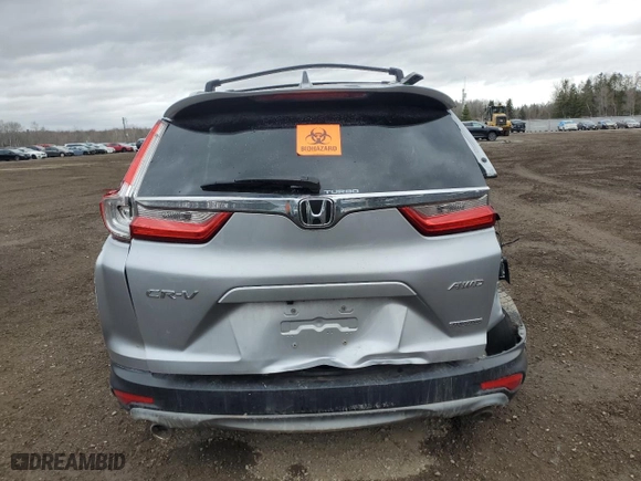 2017 Honda CR-V Touring with VIN 2HKRW2H91HH120151, listed as a Copart auction lot 48673665 with 0 mi miles and Salvage Title. Bid and sale history available at carsss.com. Image 6.