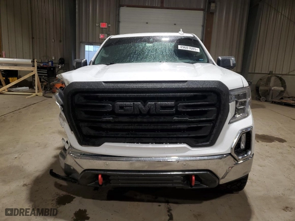 2019 GMC Sierra 1500 SLT with VIN 3GTU9DED0KG216648, listed as a Copart auction lot 49681685 with 216,000 mi miles and Salvage Title. Bid and sale history available at carsss.com. Image 5.