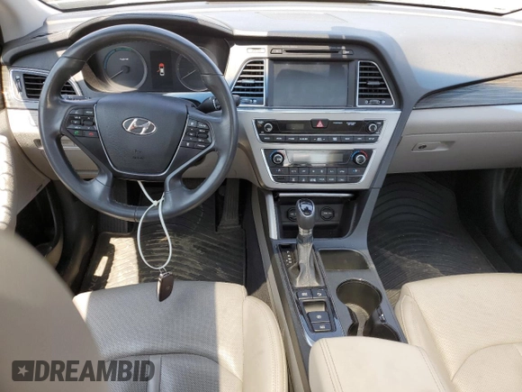 2017 Hyundai Sonata Hybrid Limited with VIN KMHE34L15HA044599, listed as a Copart auction lot 54274143 with 106,525 mi miles. Bid and sale history available at carsss.com. Image 8.