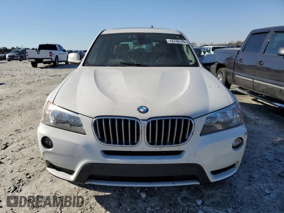 2013 BMW X3 xDrive28i with VIN 5UXWX9C56D0A27129, listed as a Copart auction lot 42236145 with 121,565 mi miles and Clean Title. Bid and sale history available at carsss.com. Image 5.