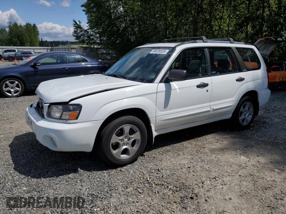 2003 Subaru Forester XS with VIN JF1SG65663H729152, listed as a Copart auction lot 58026535 with 174,141 mi miles and Salvage title. Bid and sale history available at DreamBid. Image 1.