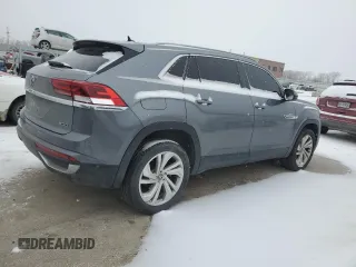 2020 Volkswagen Atlas SEL with VIN 1V2MC2CAXLC205660, listed as a Copart auction lot 45706535 with Not provided miles and Salvage title. Bid and sale history available at DreamBid. Image 3.