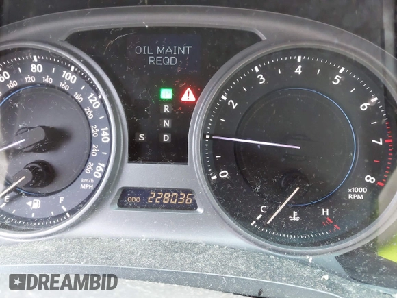 2008 Lexus IS 250 with VIN JTHCK262982025196, listed as a IAAI auction lot 42248522 with 228,036 mi miles and . Bid and sale history available at DreamBid. Image 7.