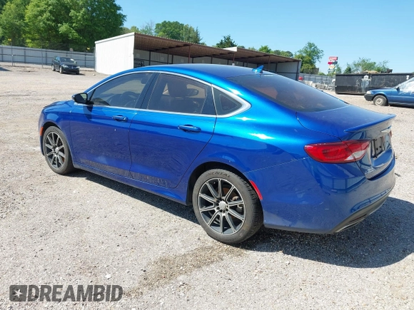 2015 Chrysler 200 C with VIN 1C3CCCCG1FN549043, listed as a IAAI auction lot 41985560 with 178,265 mi miles. Bid and sale history available at carsss.com. Image 3.