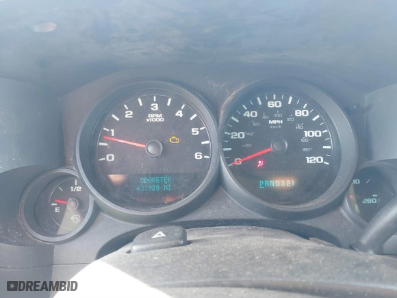 2008 Chevrolet Silverado 1500 LT w/1LT with VIN 2GCEC19C881269623, listed as a IAAI auction lot 41383949 with 431,928 mi miles. Bid and sale history available at carsss.com. Image 7.